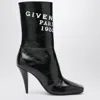 Givenchy Black Sliced Square  Tape Ankle Boots In Black