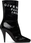 Givenchy Sliced Square 90 Ankle Boots In Black
