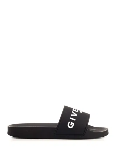 Givenchy Man Sandals Black Size 8 Thermoplastic Polyurethane