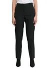 Givenchy Black Slim Flat Front Pants In Black