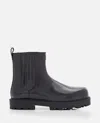 Givenchy Black Slip On Boots In Black