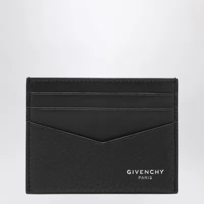 GIVENCHY BLACK SMOOTH LEATHER CARD HOLDER
