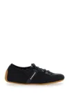 Givenchy Black Sneaker With Logo Lettering On The Side In Fabric Woman In Black