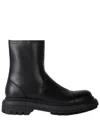 Givenchy Black Solid Cargo Boot In Black