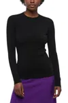 Givenchy Black Solid Crew Neck T-shirt In Black