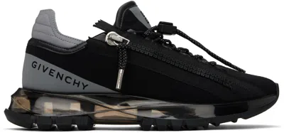 Givenchy Black Spectre Sneakers In 002-black/grey