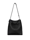 Givenchy Medium Grained Leather Belted Shoulder Bag In Black