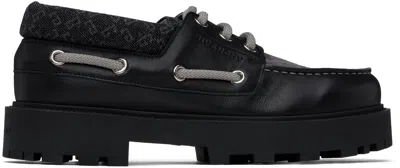 GIVENCHY BLACK STORM BOAT SHOES