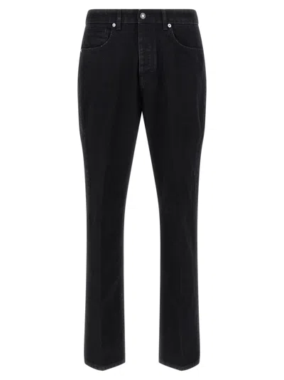 Givenchy Men Straight Leg Jeans In Black