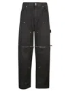 Givenchy Jeans With Zip In Black