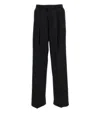 Givenchy Black Straight Solid Pants In Black
