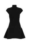 Givenchy Women Black Stretch Viscose Blend Mini Dress In Black