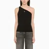 Givenchy Black Stretch Viscose Blend Top In Black