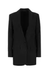 Givenchy Jacket In Wool With Lurex Stripes In Black