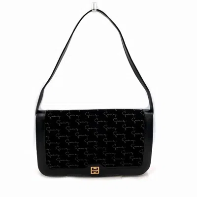 Pre-owned Givenchy Black Suede Leather Shoulder Bag ()