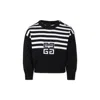 Givenchy Black Sweater For Girl With 4g Motif In Black