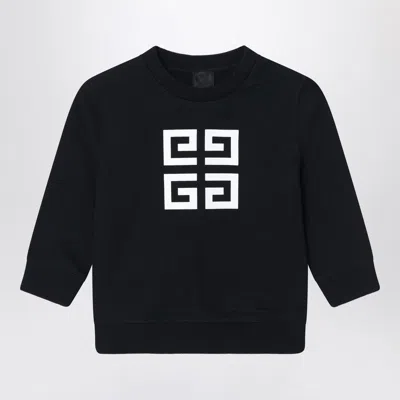 GIVENCHY BLACK SWEATSHIRT WITH 4G LOGO PRINT