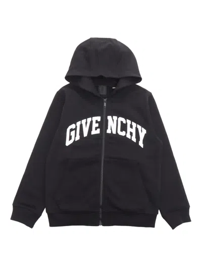 Givenchy Kids' Black Sweatshirt With Logo