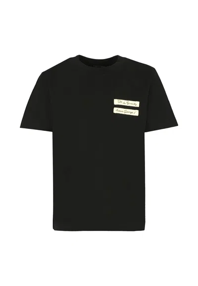 Givenchy Black T-shirt For Kids With Logo