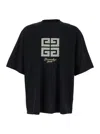 GIVENCHY BLACK T-SHIRT WITH 4G PRINT IN COTTON MAN