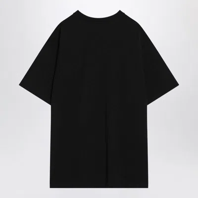 Givenchy Black T-shirt With Black Logo.