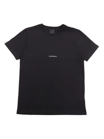 Givenchy Kids' Black T-shirt With Logo