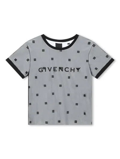 Givenchy Kids' 4g-print Cotton T-shirt In Black