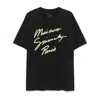 Givenchy Men Black Cotton Maison  T-shirt In Black