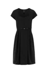 Givenchy Women Black Taffetas Mini Dress In Black