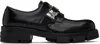 Givenchy Chunky Sole Loafers Buckle Detail In 001-black