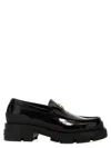 Givenchy 4g Logo Leather Loafers In Black