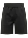 Givenchy Black Textured Shorts In Black