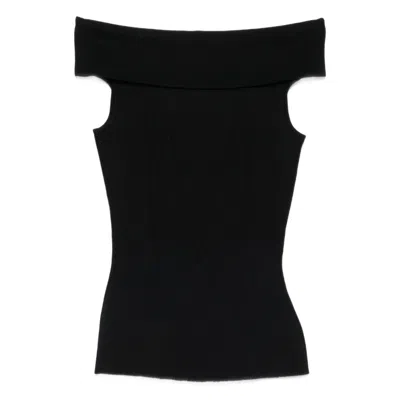 GIVENCHY GIVENCHY BLACK TOPS - T-SHIRTS & JERSEYS WOMEN