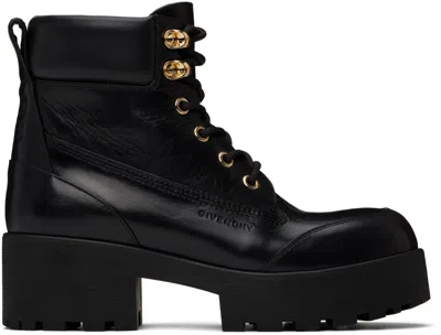 GIVENCHY BLACK TREKKER BOOTS