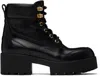 Givenchy Black Trekker Boots In 001-black