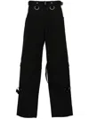 Givenchy Black Trousers With Removable Bottoms In Black