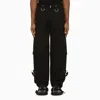 GIVENCHY GIVENCHY BLACK TROUSERS WITH REMOVABLE BOTTOMS