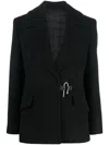 Givenchy Double-breasted Wool Blazer In Black