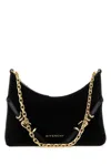 Givenchy Black Velvet Voyou Party Shoulder Bag
