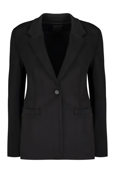 Givenchy Black Viscose Blazer In 1