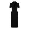 Givenchy Black Viscose Blend Dresses In Black