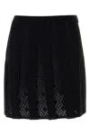 Givenchy Women Pleated Mini Skirt In Black