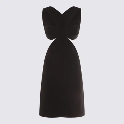 GIVENCHY BLACK VISCOSE MINI DRESS