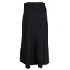 Givenchy Milan Stitch Skirt With Buttons In Black