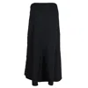 Givenchy Milan Stitch Skirt With Buttons In Black