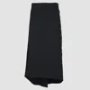 Givenchy Black Viscose Skirt