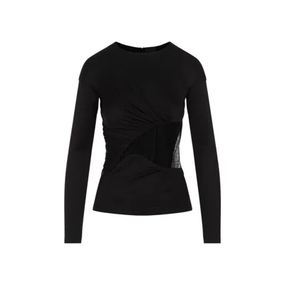 GIVENCHY GIVENCHY BLACK VISCOSE TOP