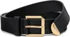 Givenchy Black Voyou Belt In Black