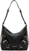 Givenchy Black Voyou Crossbody Bag In 001-black