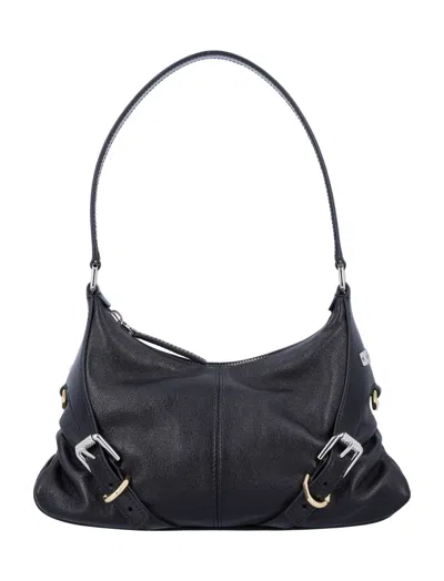 GIVENCHY BLACK VOYOU HARNESS SHOULDER BAG